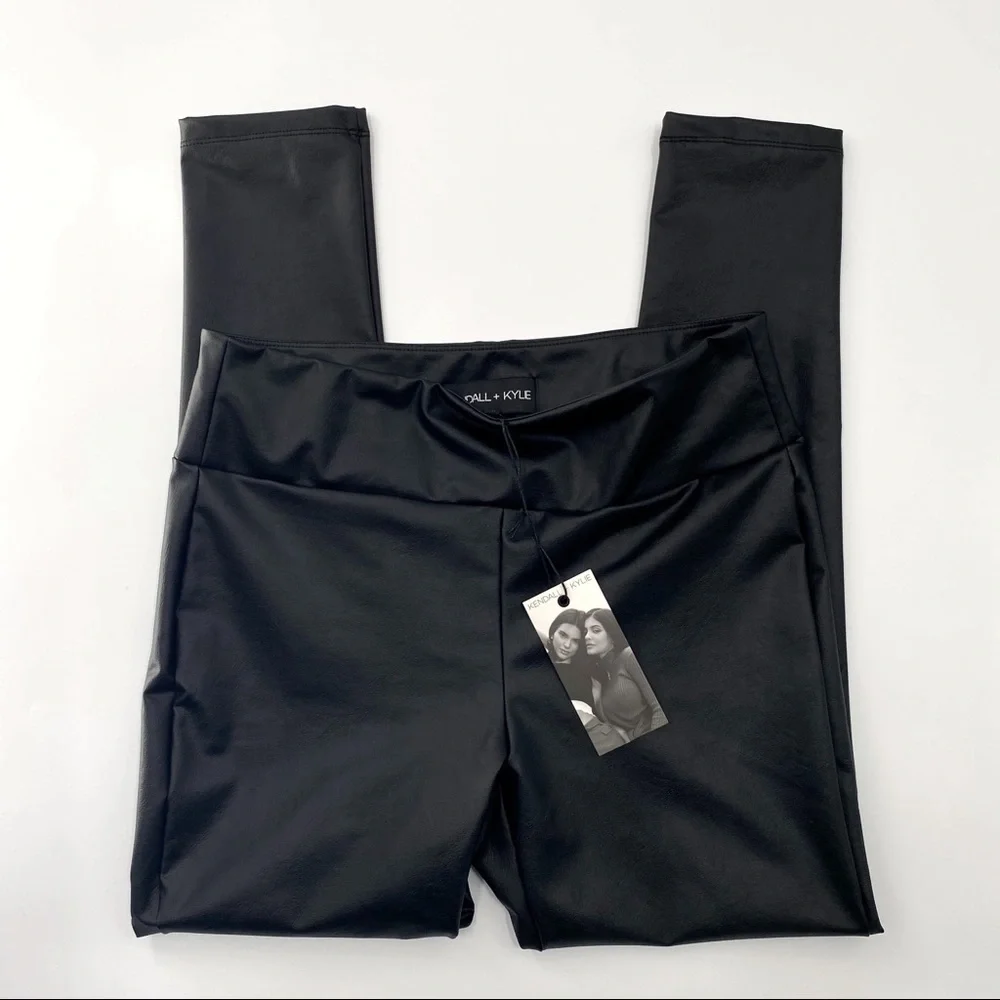 Kendall + Kylie Black Faux Leather Leggings - Picture 7 of 10